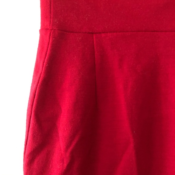 Vintage red and black fringe skirt - Picture 5 of 11